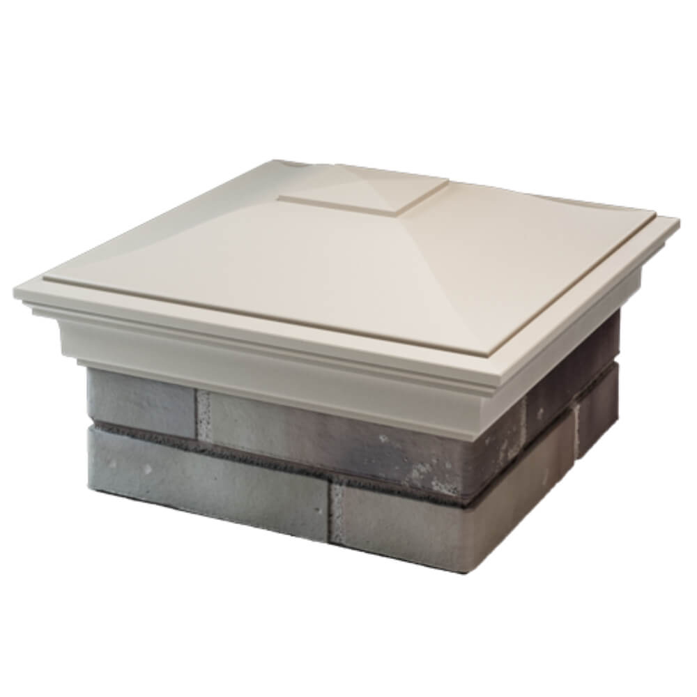 Колпак Zking Монблан Бежевый на столб 1.5х1.5 кирпича (385х385мм) в Бишкеке фото