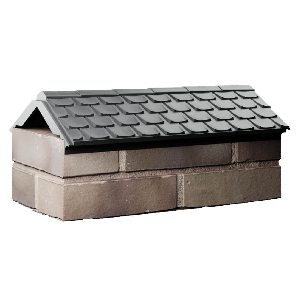 Парапет Zking Эльбрус Серый с посадкой на 1 кирпич (255мм) Бишкек фото