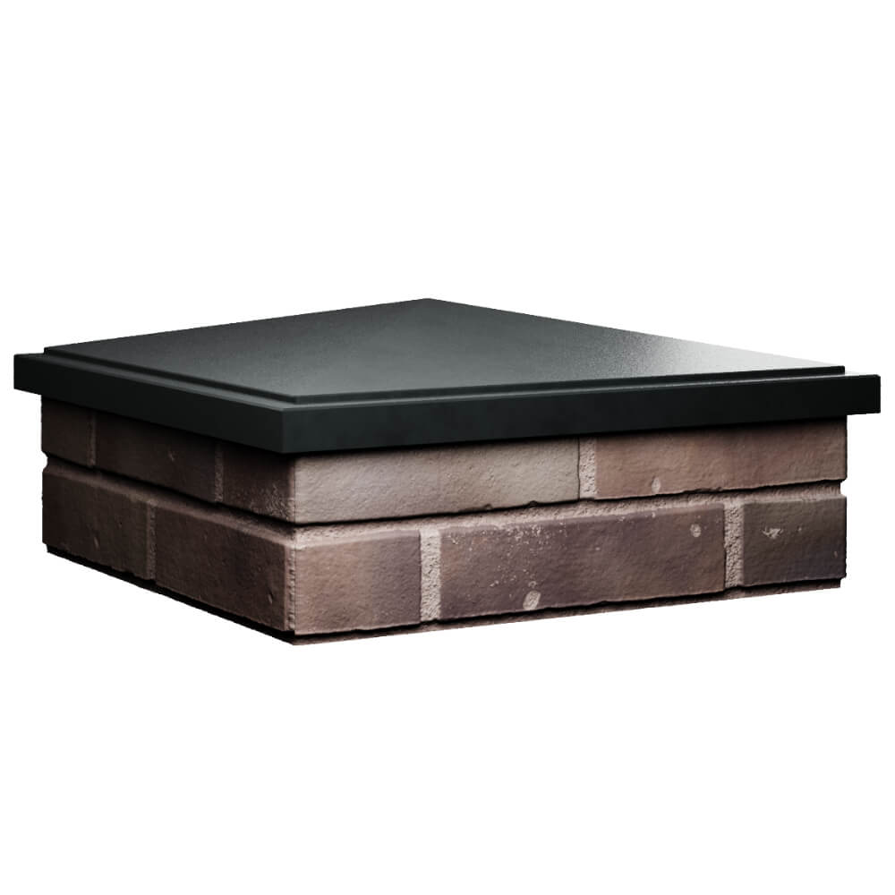 Колпак Zking БонаМоно Черный на столб 2х2 кирпича (515х515, 530х530мм) в Бишкеке фото