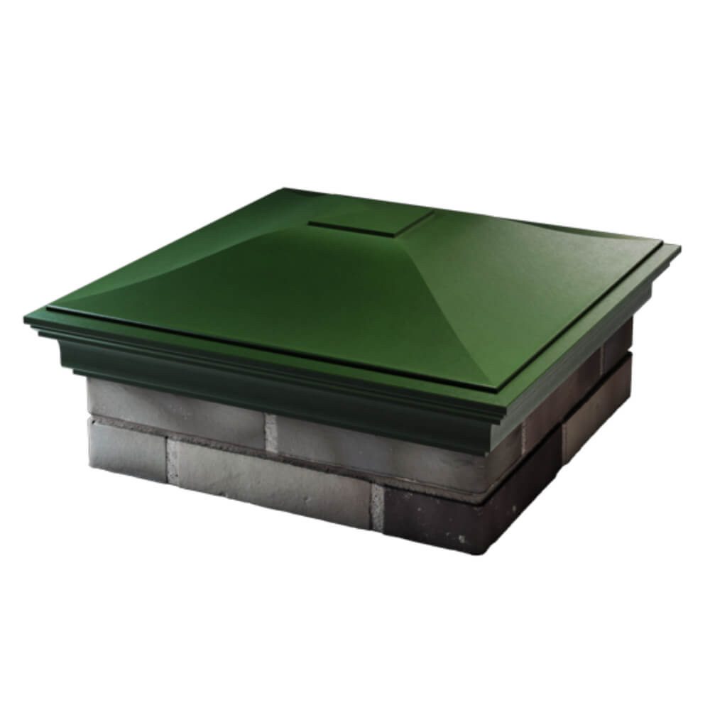 Колпак Zking Монблан Зеленый на столб 2х2 кирпича (515х515мм) в Бишкеке фото