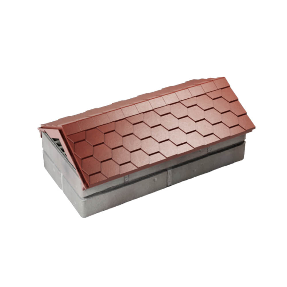 Парапет Zking Эверест Красный с посадкой на 1 кирпич (200/225/255мм) в Бишкеке фото