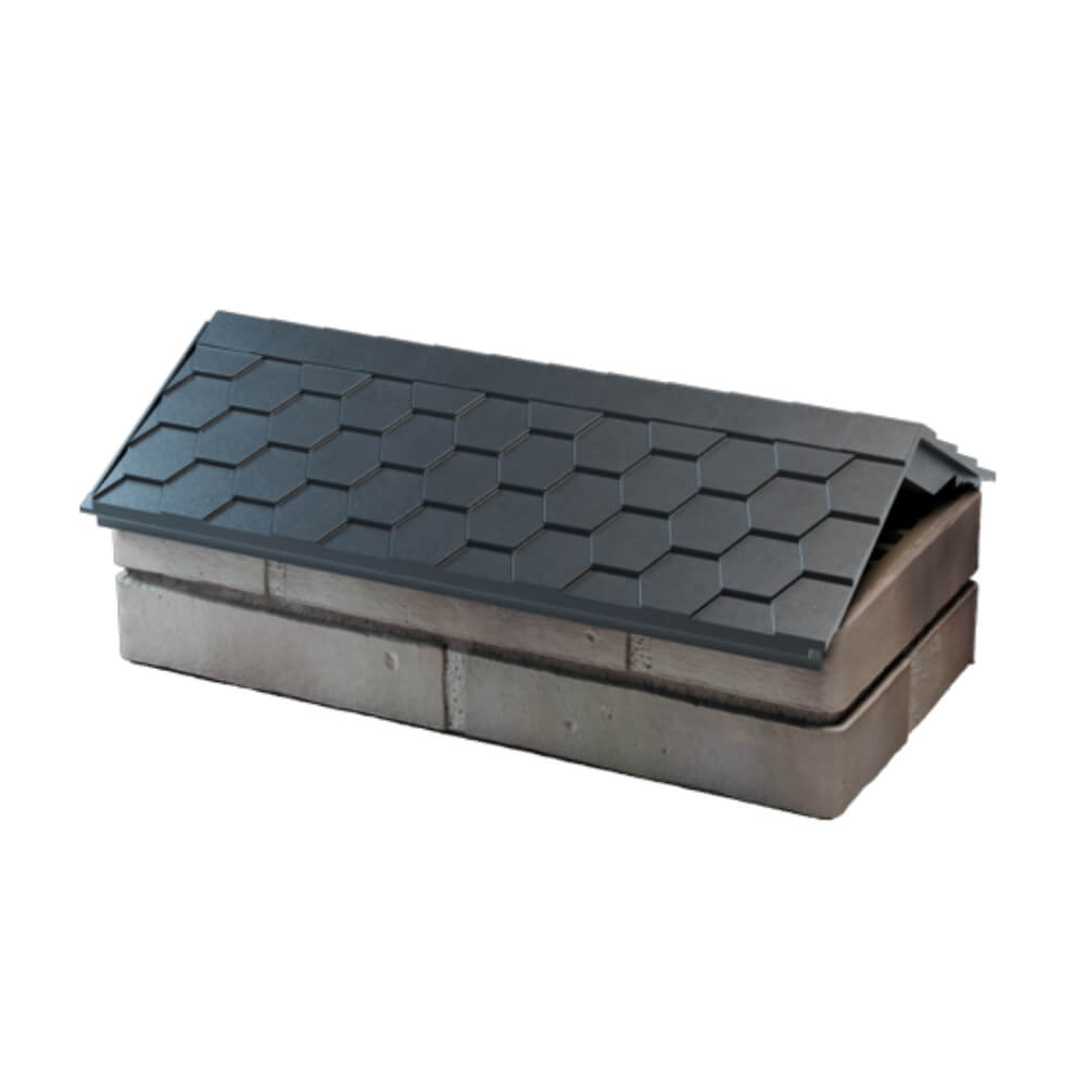 Парапет Zking Эверест Серый с посадкой на 1 кирпич (200/225/255мм) в Бишкеке фото