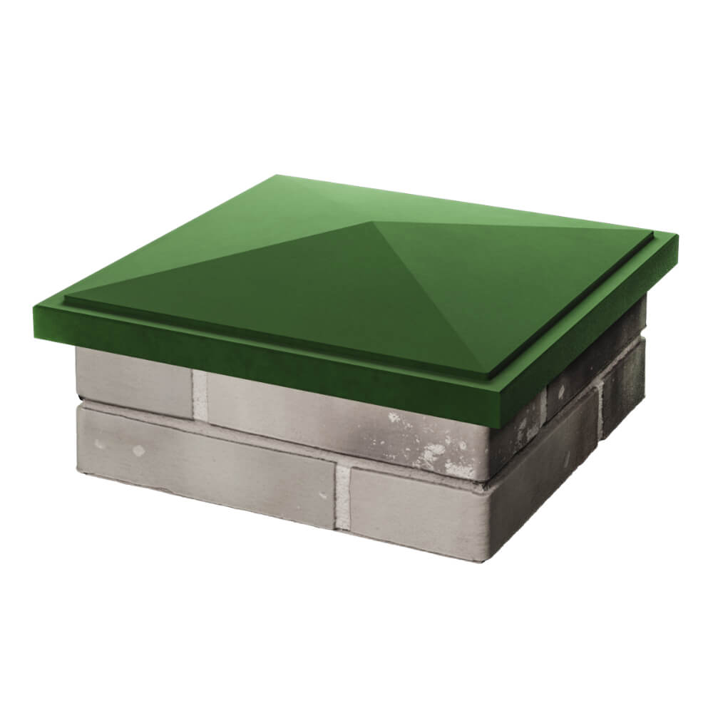 Колпак Zking БонаМоно Зеленый на столб 1.5х1.5 кирпича (385х385, 400х400мм) в Бишкеке фото