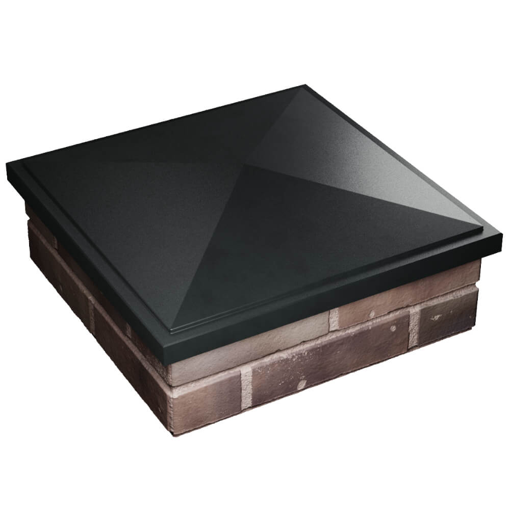 Колпак Zking БонаМоно Черный на столб 2х2 кирпича (515х515, 530х530мм) в Бишкеке фото