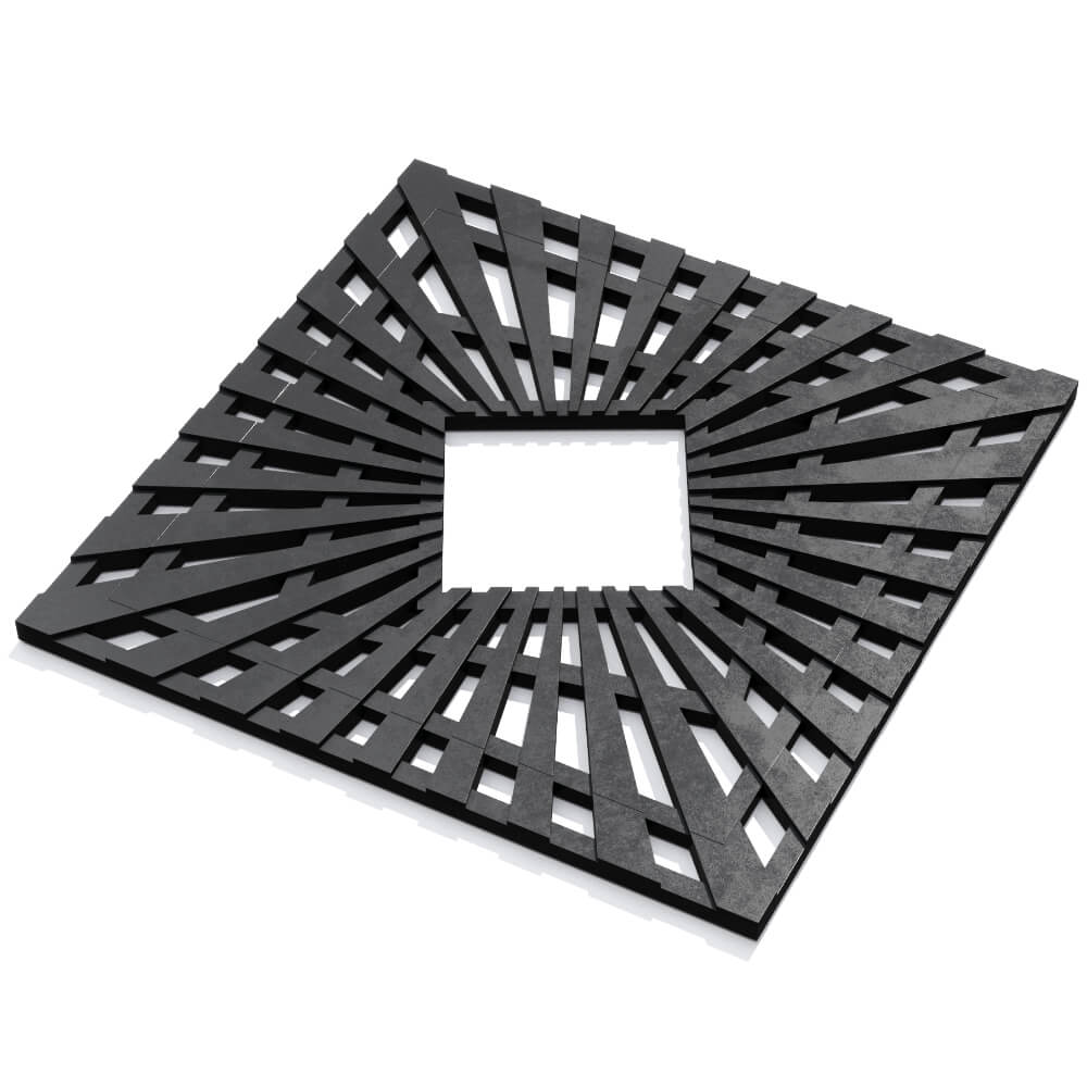 Приствольная решетка для дерева ZKING ATMOSPHERE 1.2х1.2м Черная в Бишкеке фото