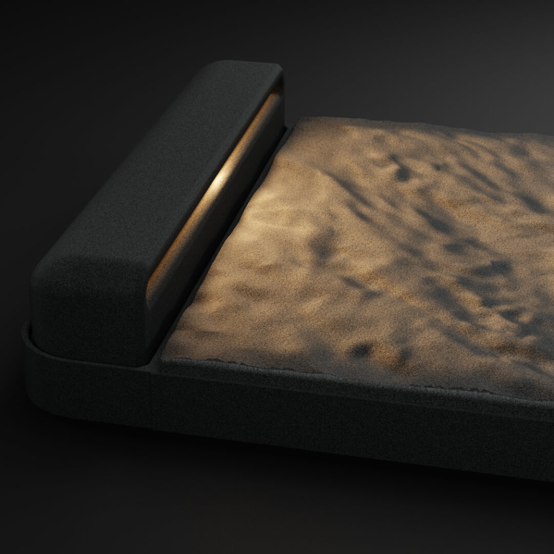 LED Светильник для шаговой плиты STONE Графитовый Серый 330х75х98мм Бишкек фото