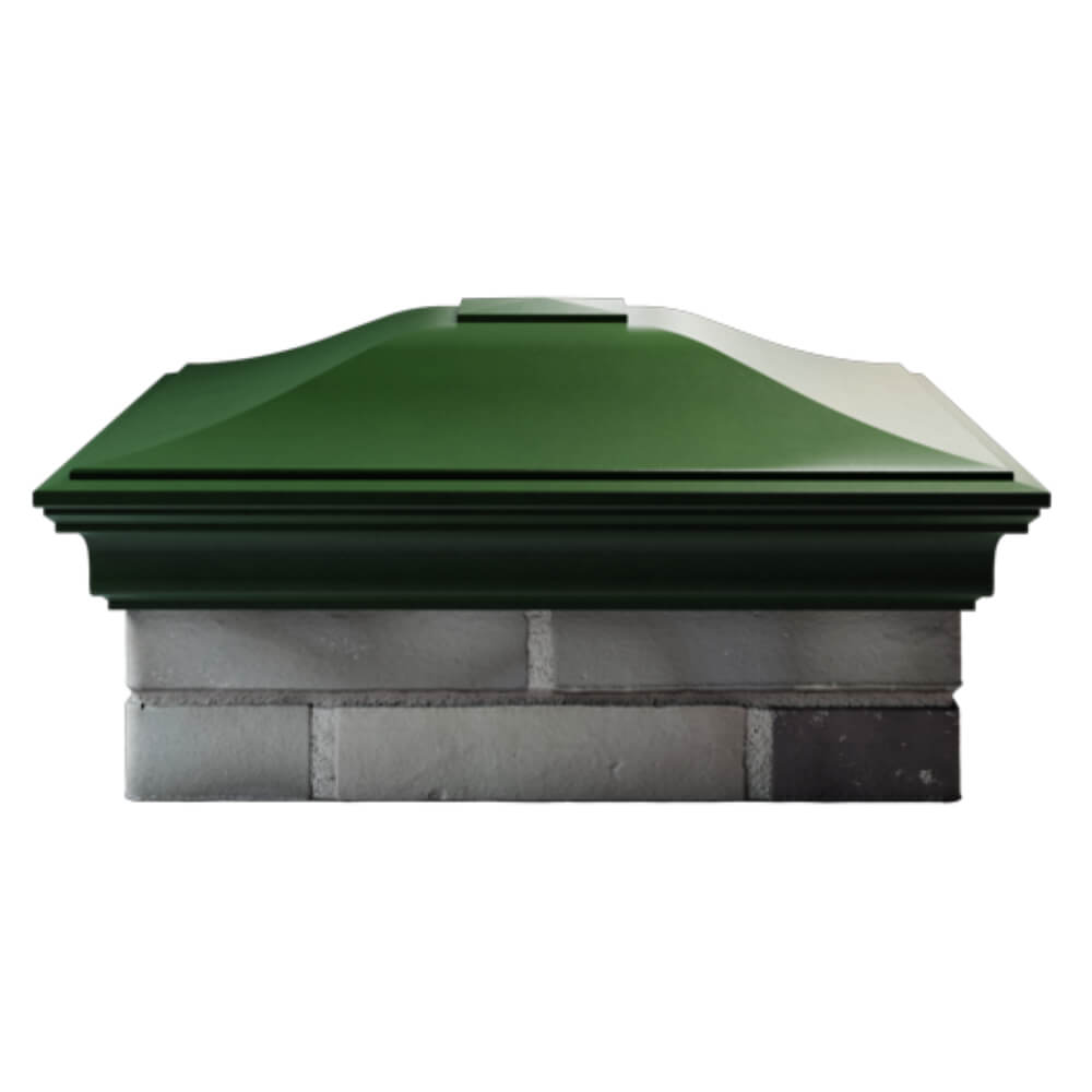 Колпак Zking Монблан Зеленый на столб 2х2 кирпича (515х515мм) в Бишкеке фото