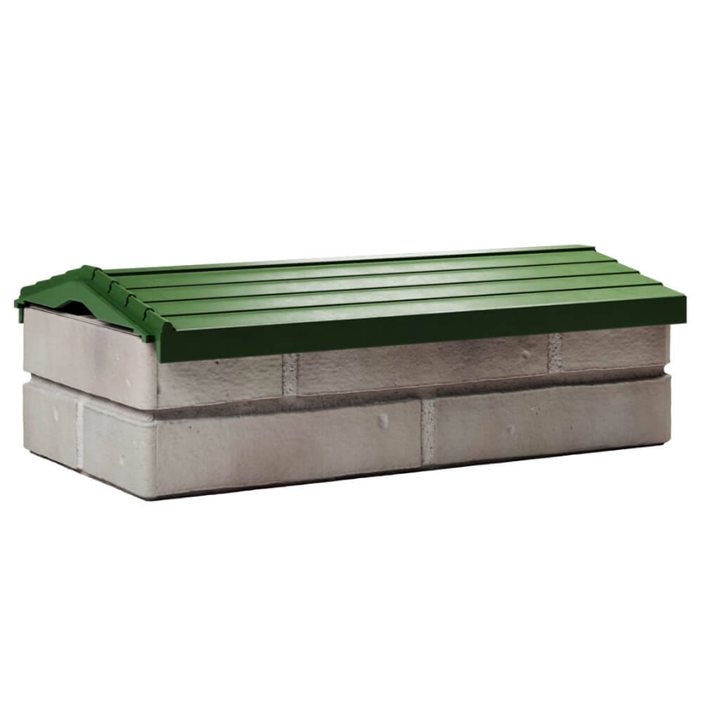 Парапет Zking Бона ХайТек Зеленый с посадкой на 1 кирпич (200/225/255мм) Бишкек фото