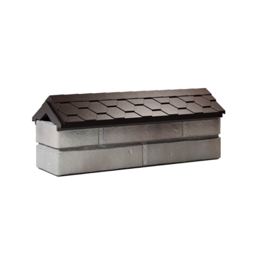 Парапет Zking Эверест Коричневый с посадкой на 0.5 кирпича (130мм) Бишкек фото