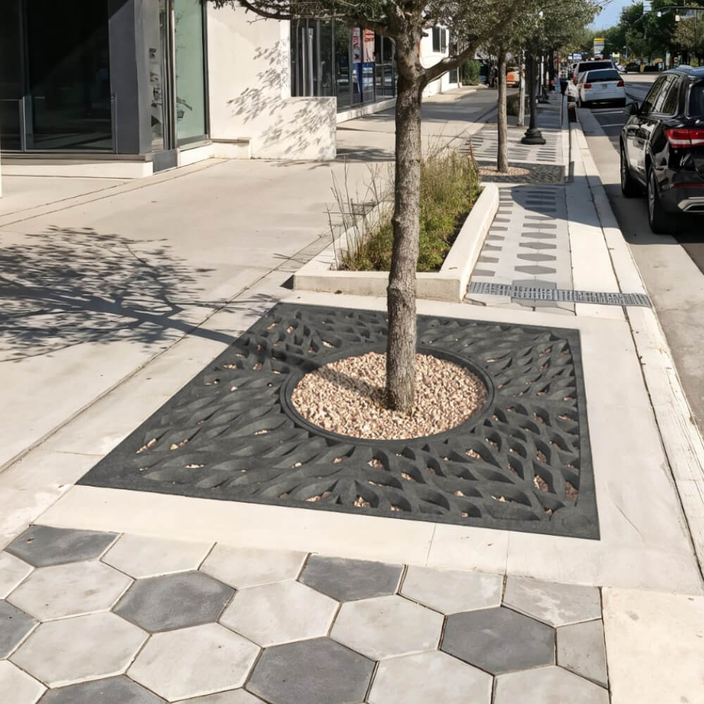 Приствольная решетка для дерева ZKING CRUST 2х2м Черная в Бишкеке фото