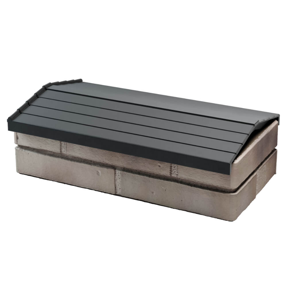 Парапет Zking Бона ХайТек Серый с посадкой на 1 кирпич (200/225/255мм) в Бишкеке фото