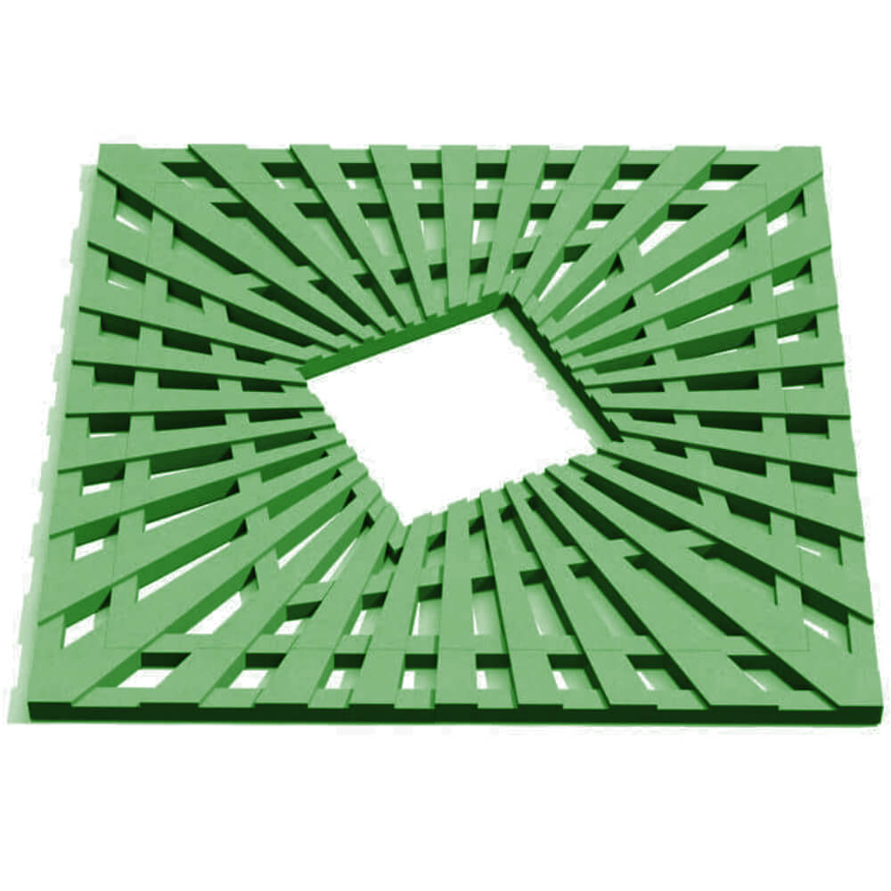 Приствольная решетка для дерева ZKING ATMOSPHERE 1.2х1.2м Зеленая Бишкек фото