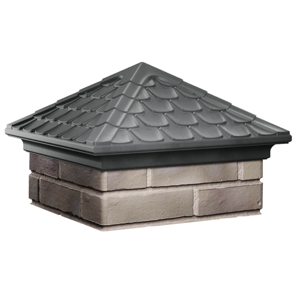 Колпак Zking Эльбрус Серый на столб 1.5х1.5 кирпича (385х385мм) в Бишкеке фото