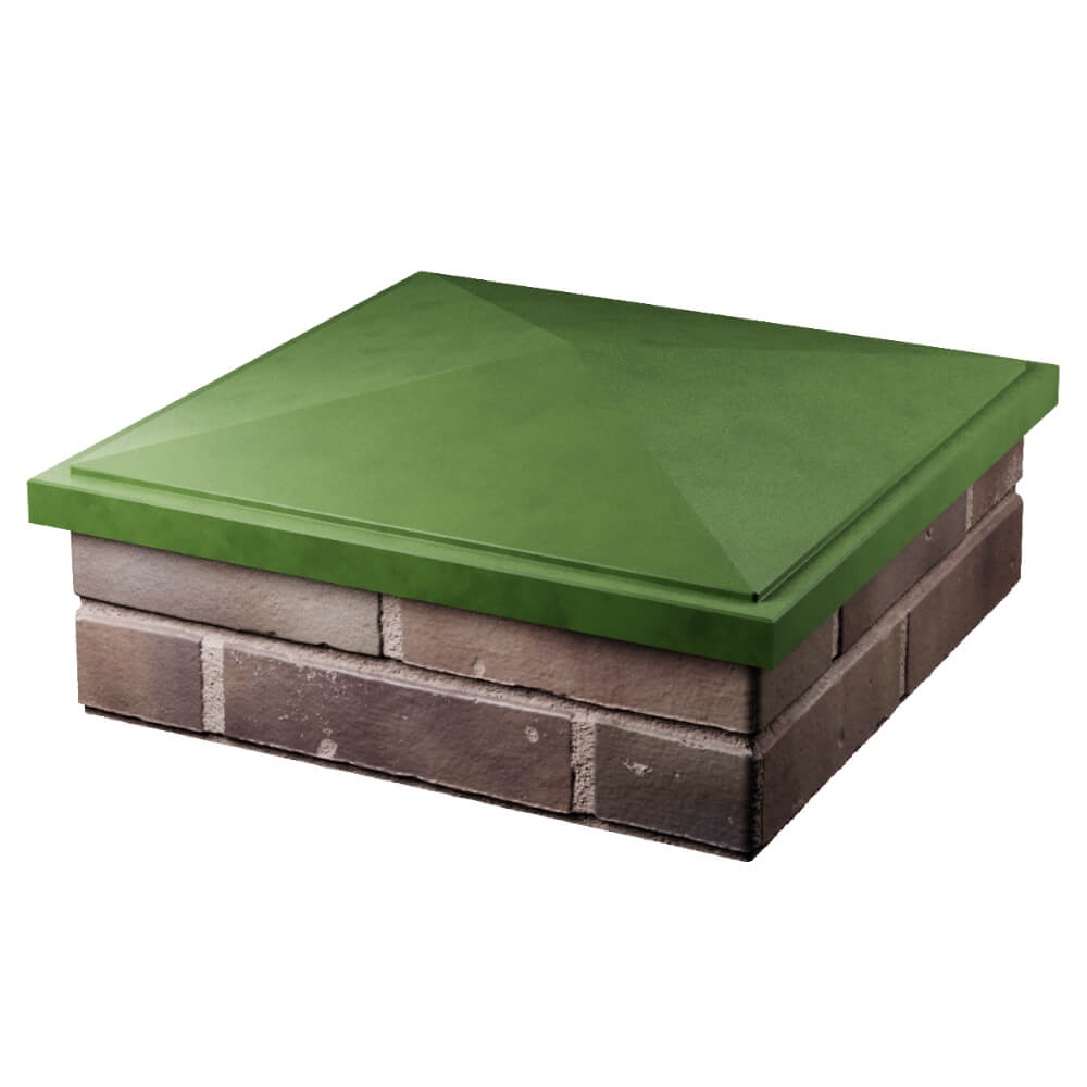 Колпак Zking БонаМоно Зеленый на столб 2х2 кирпича (515х515, 530х530мм) в Бишкеке фото