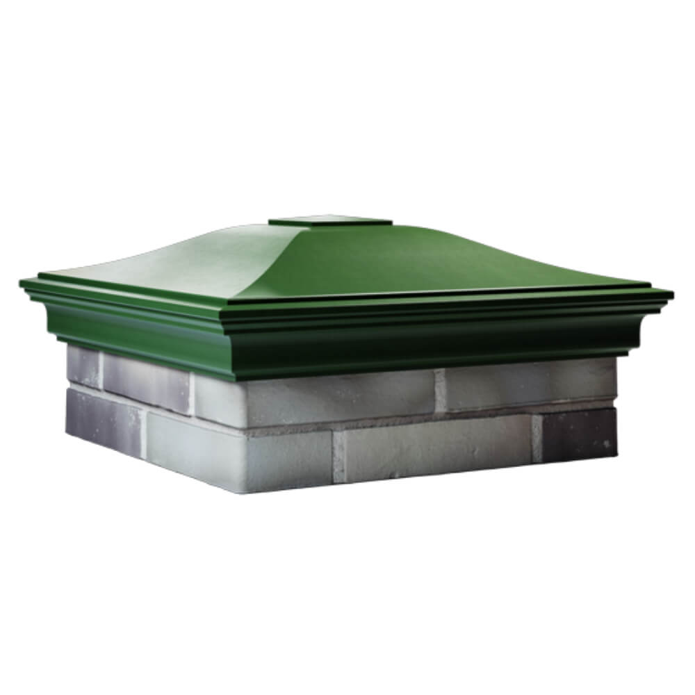 Колпак Zking Монблан Зеленый на столб 2х2 кирпича (515х515мм) в Бишкеке фото