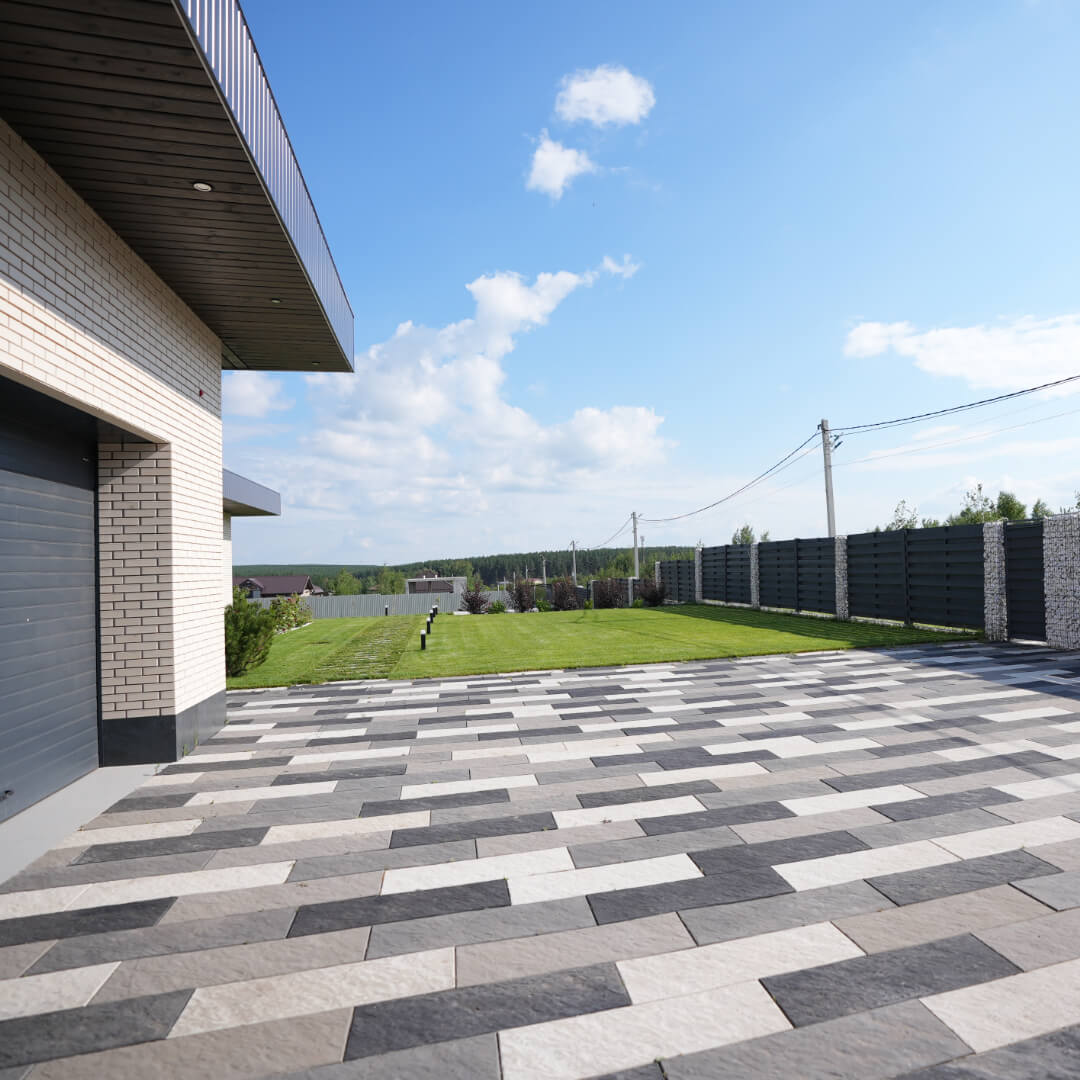 Шаговая плита STONE Светлая Галька 990х330х55мм в Бишкеке фото